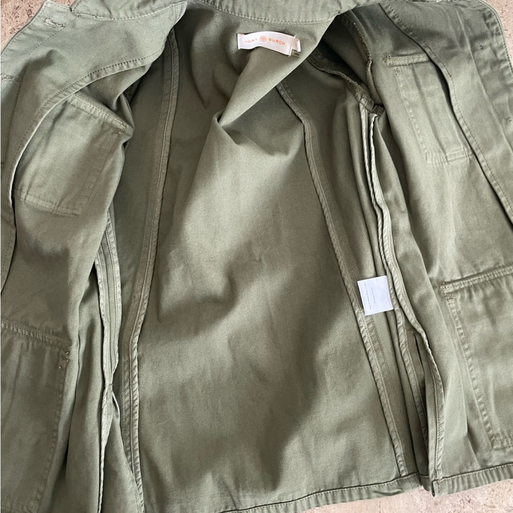 TORY BURCH Side Lace Up Field Jacket - Picture 6 of 8